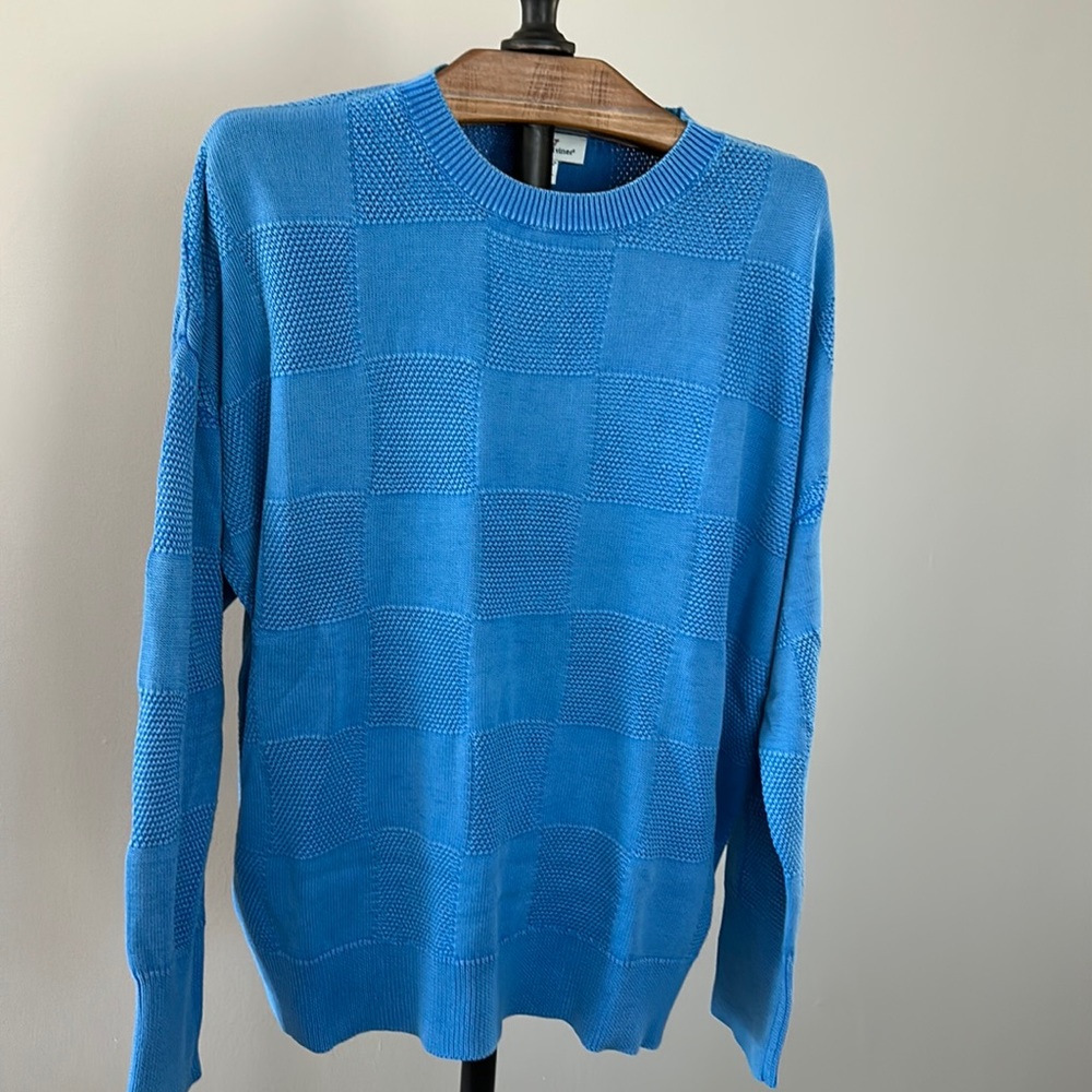 Vineyard Vines Garment Dye Cotton Patchwork Crew Sweater